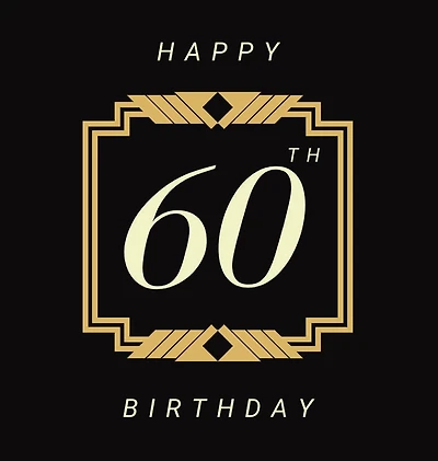 Happy 60th Birthday: 60th Birthday Guest Book. Perfect decoration for 60 Birthday. Memory Book, Message Log Book. Great as a keepsake gift.