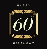 Happy 60th Birthday: 60th Birthday Guest Book. Perfect decoration for 60 Birthday. Memory Book, Message Log Book. Great as a keepsake gift.