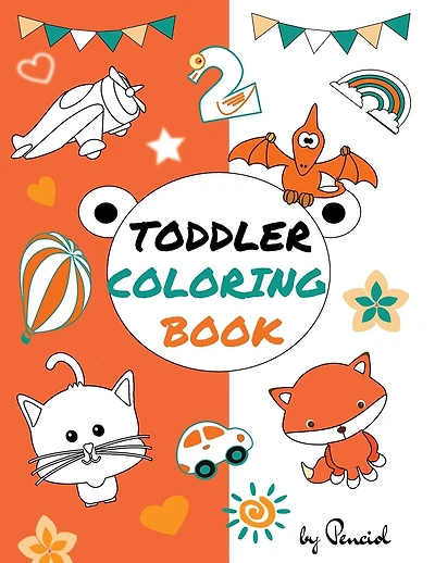 Toddler coloring book: 152 pages!! LARGE, GIANT, Simple Picture Coloring Books for Toddlers, Kids Ages 1-4, boys, girls