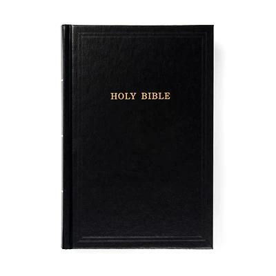 KJV Pew Bible, Black Hardcover: Holy Bible