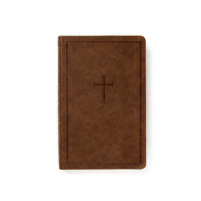 KJV Personal Size Bible, Brown LeatherTouch