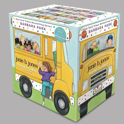 Junie B. Jones Books in a Bus 28-Book Boxed Set: The Complete Collection: Books 1-28