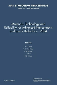 Materials, Technology and Reliability for Advanced Interconnects and Low-K Dielectrics - 2004