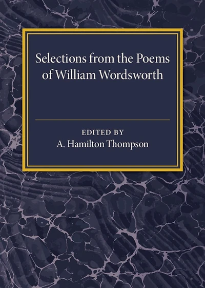 Selections from the Poems of William Wordsworth