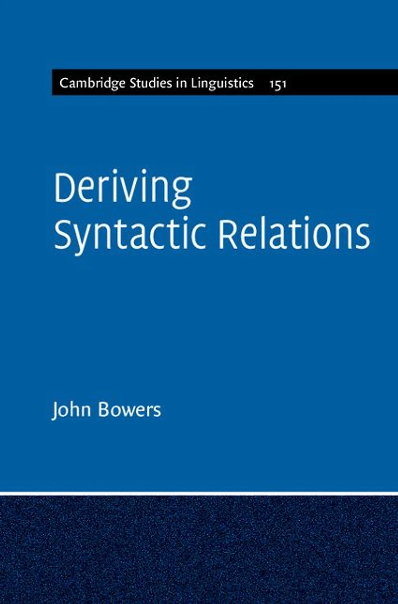 Deriving Syntactic Relations