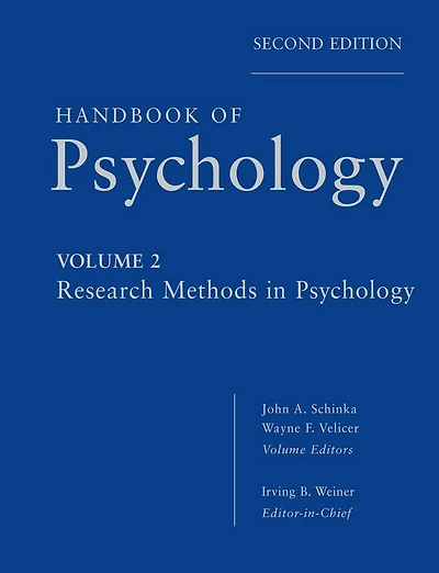 Handbook of Psychology, Research Methods Psychology