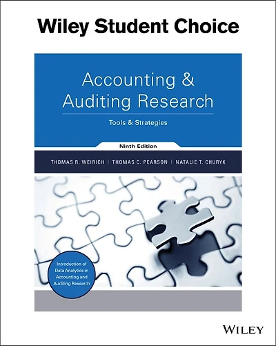 Accounting and Auditing Research: Tools and Strategies