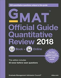 GMAT Official Guide 2018 Quantitative Review: Book + Online