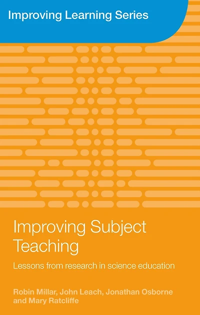 Improving Subject Teaching: Lessons from Research Science Education