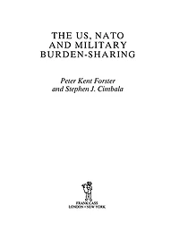 The US, NATO and Military Burden-Sharing