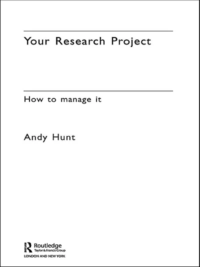 Your Research Project: How to Manage it