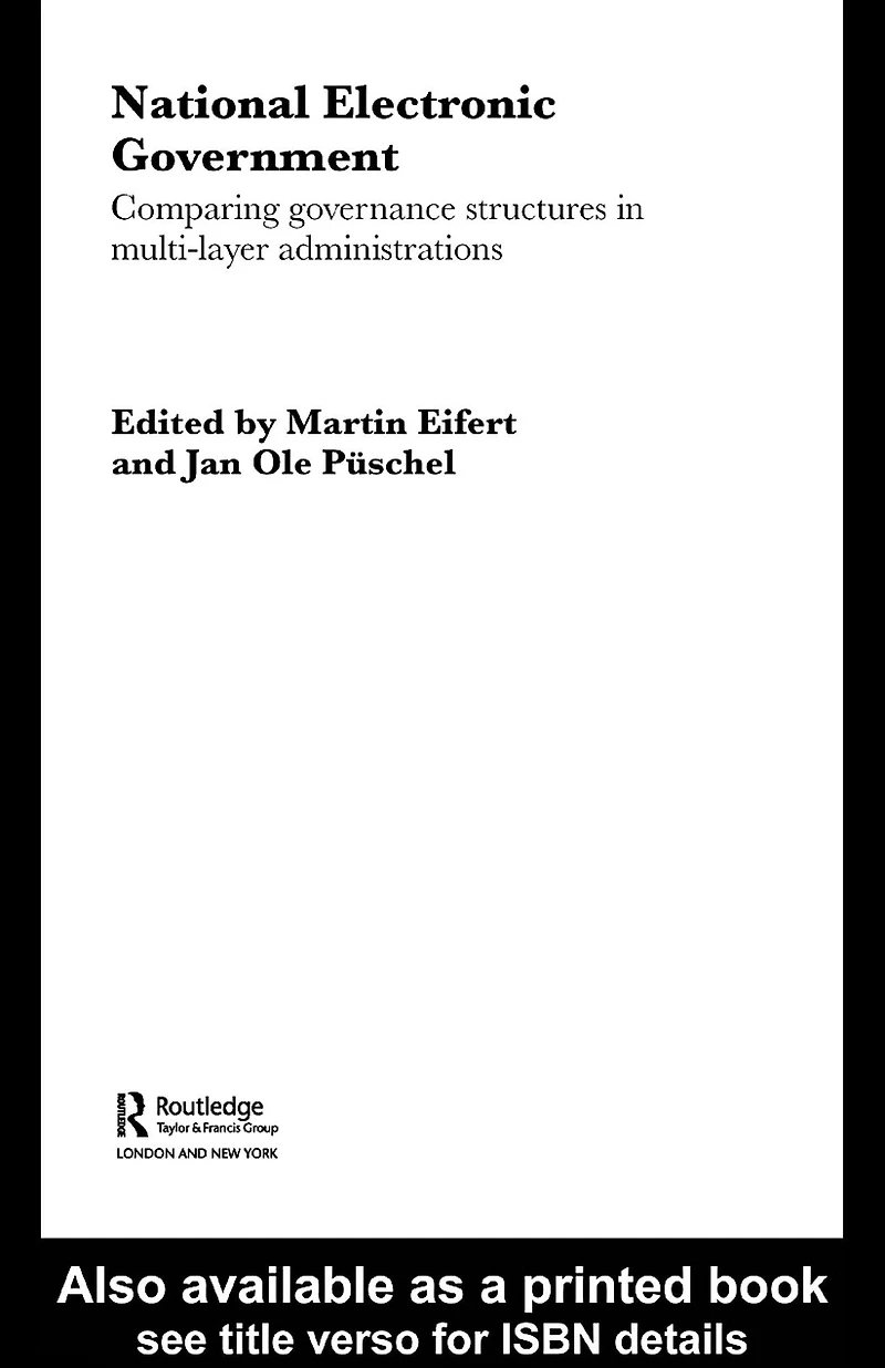 National Electronic Government: Comparing Governance Structures Multi-Layer Administrations