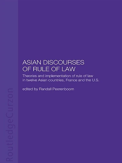 Asian Discourses of Rule Law