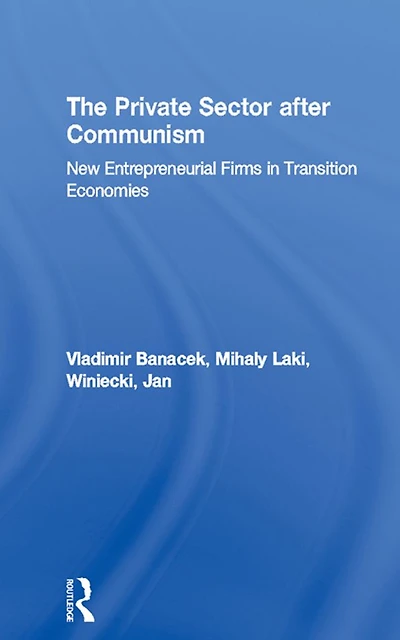 The Private Sector after Communism: New Entrepreneurial Firms Transition Economies