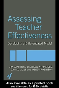 Assessing Teacher Effectiveness: Different models