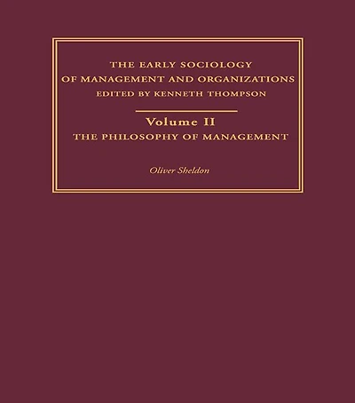The Philosophy of Management