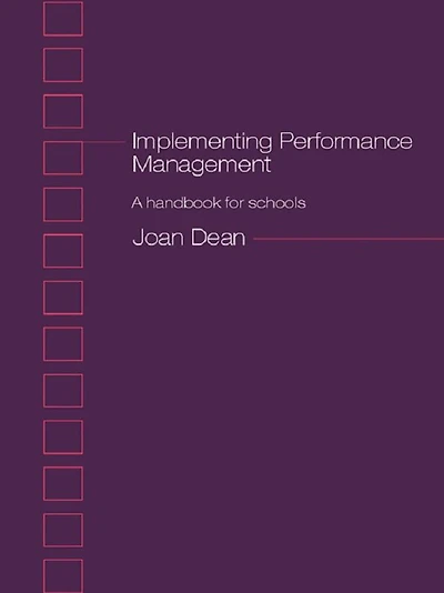 Implementing Performance Management: A Handbook for Schools