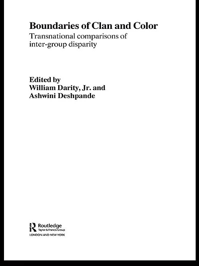 Boundaries of Clan and Color: Transnational Comparisons Inter-Group Disparity