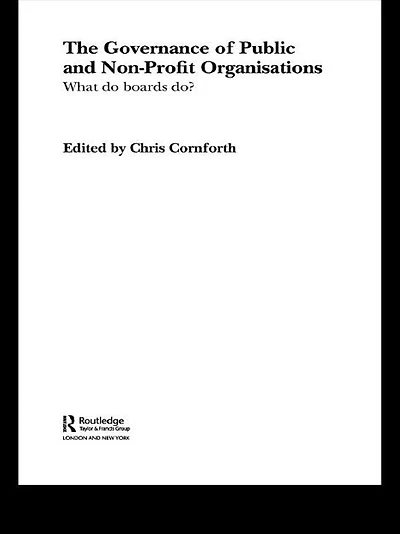 The Governance of Public and Non-Profit Organizations