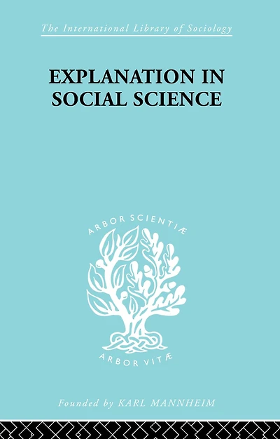 Explanation Social Science