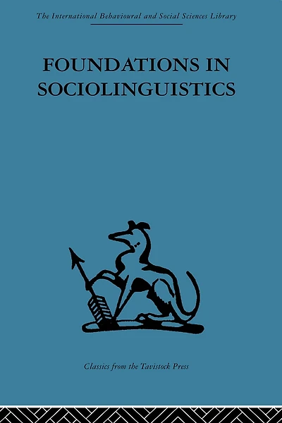 Foundations Sociolinguistics: An ethnographic approach