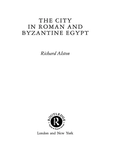 The City Roman and Byzantine Egypt