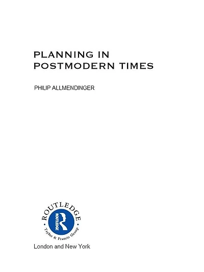 Planning Postmodern Times
