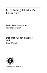 Introducing Children's Literature: From Romanticism to Postmodernism