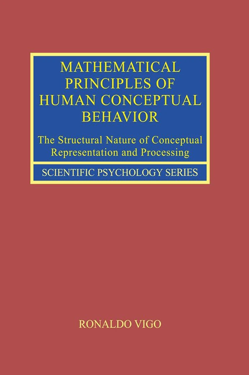 Mathematical Principles of Human Conceptual Behavior: The Structural Nature Representation and Processing