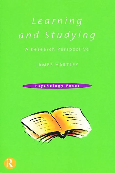 Learning and Studying: A Research Perspective