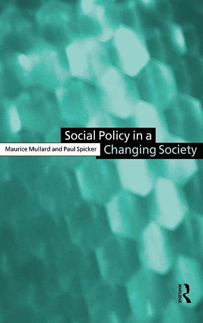 Social Policy a Changing Society