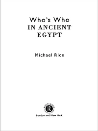 Who's Who Ancient Egypt