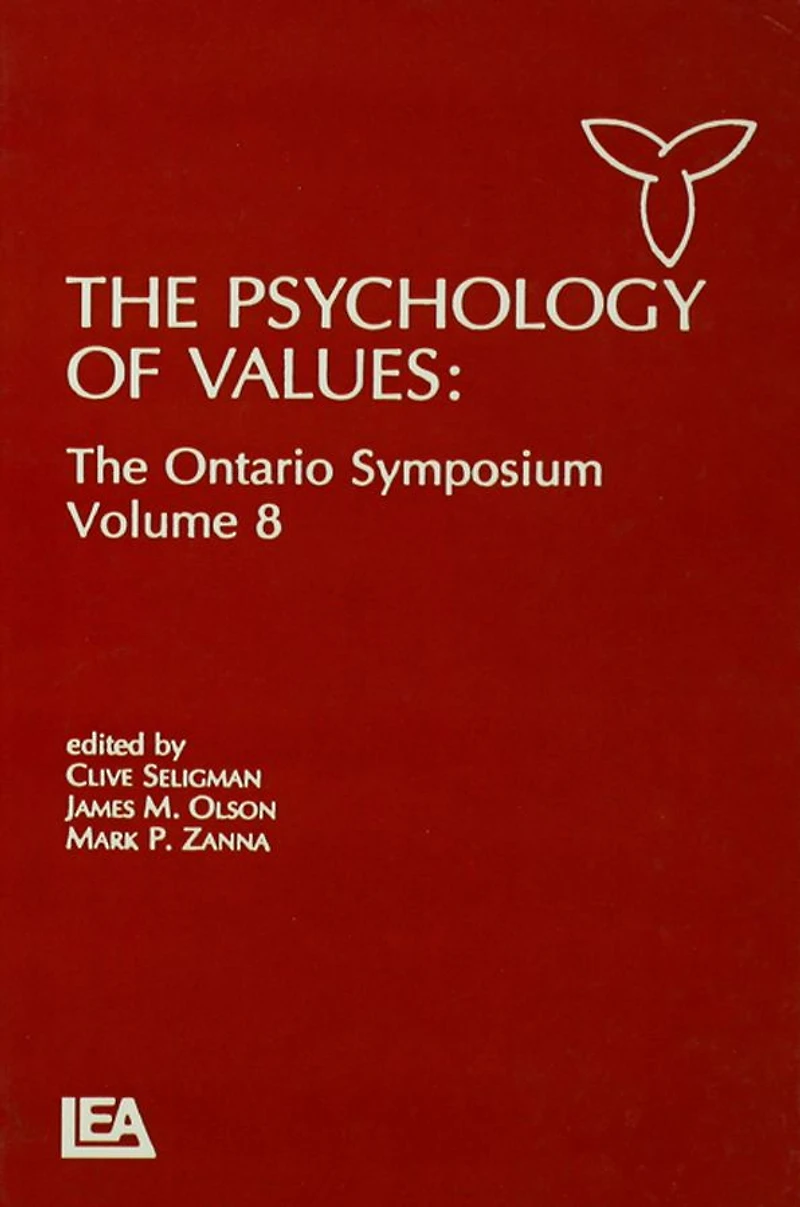 The Psychology of Values: Ontario Symposium, Volume 8