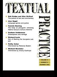 Textual Practice: Volume 6, Issue 2