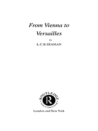 From Vienna to Versailles