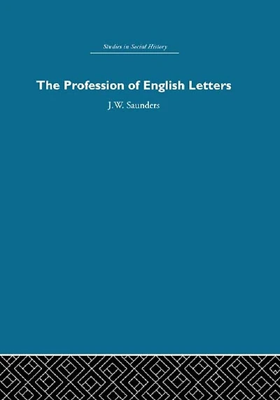 The Profession of English Letters