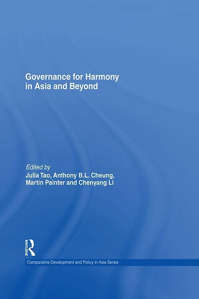 Governance for Harmony Asia and Beyond