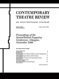 Proceedings of the Soviet/British Puppetry Conference: Glasgow November 1989