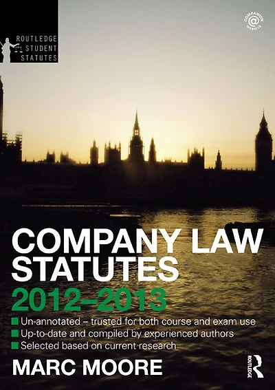 Company Law Statutes 2012-2013