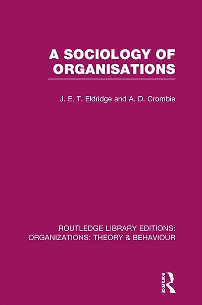 A Sociology of Organisations (RLE: Organizations)
