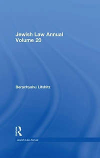 Jewish Law Annual Volume 20