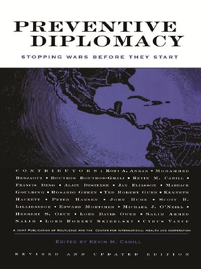 Preventive Diplomacy: Stopping Wars Before They Start