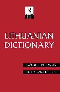 Lithuanian Dictionary: Lithuanian-English, English-Lithuanian