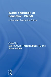 World Yearbook of Education 1972/3: Universities Facing the Future