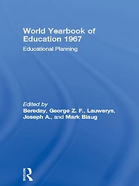World Yearbook of Education 1967: Educational Planning