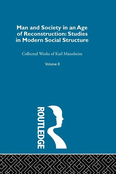 Man and Society an Age of Reconstruction