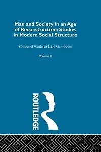 Man and Society an Age of Reconstruction