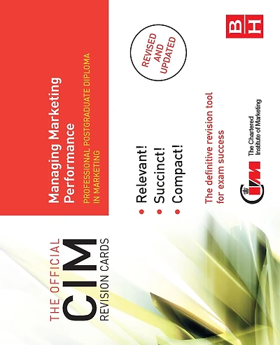 CIM Revision Cards Managing Marketing Performance