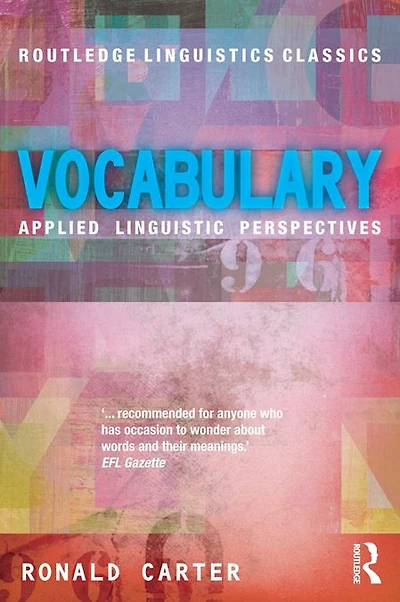 Vocabulary: Applied Linguistic Perspectives