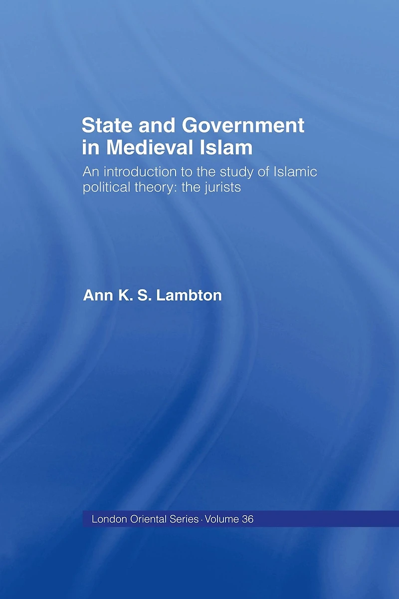 State and Government Medieval Islam